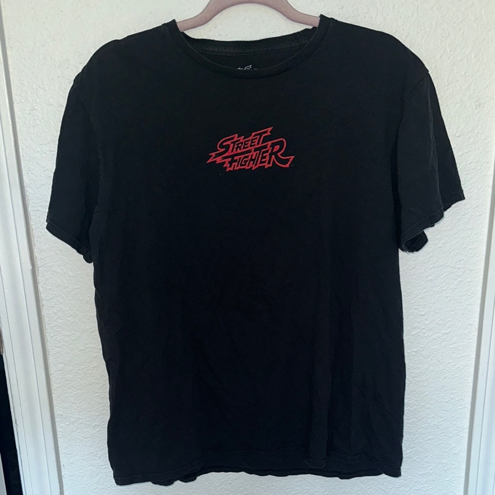 Street Fighter Black Short Sleeve Tee